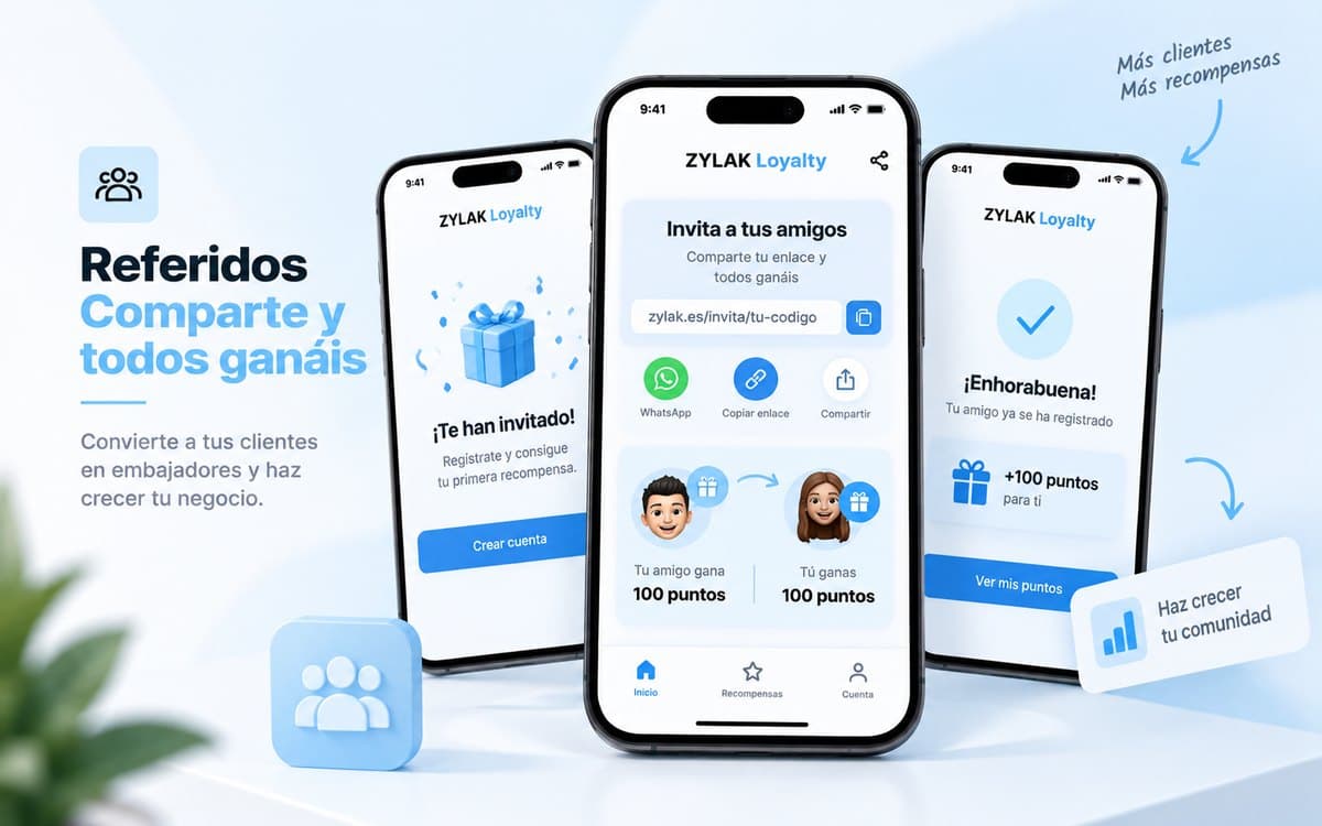 Dos amigas compartiendo la tarjeta de fidelización