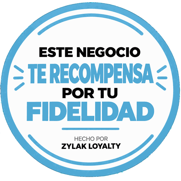 Pegatina redonda: este negocio te recompensa por tu fidelidad